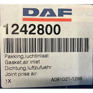 DAF Pakking luchtinlaat no1242800